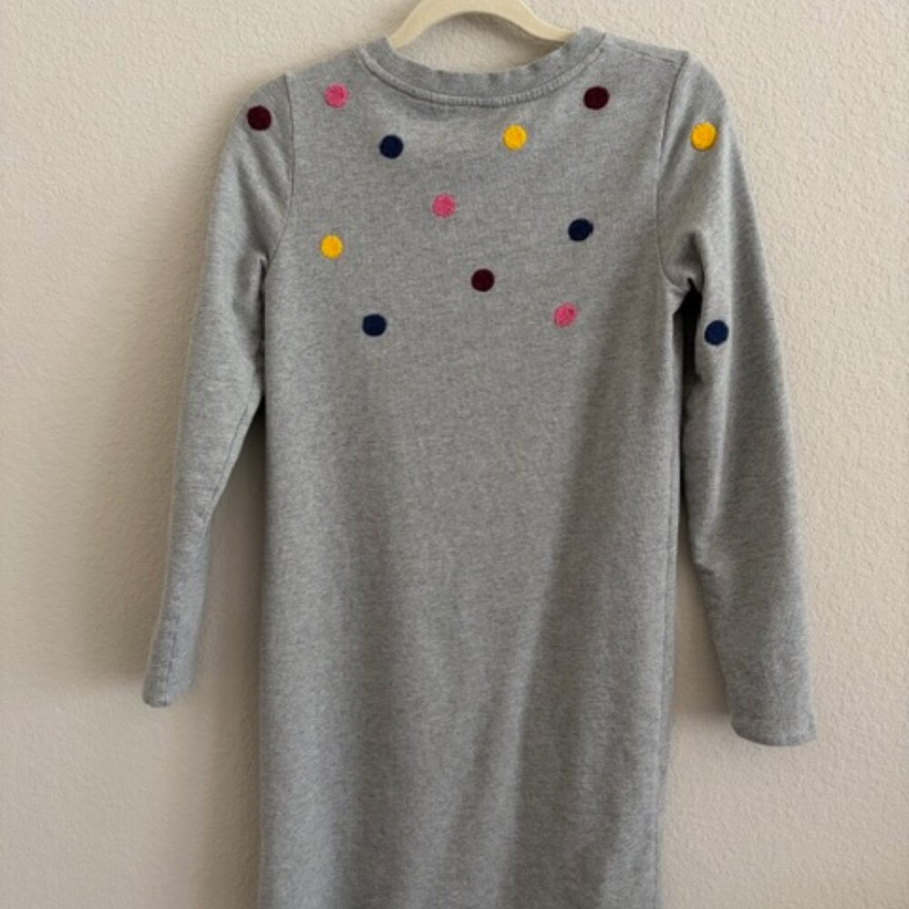 Boden Womens US 2R Sweatshirt Dress 100% Cotton Polka Dot Colorful Whimsical - Picture 5 of 7